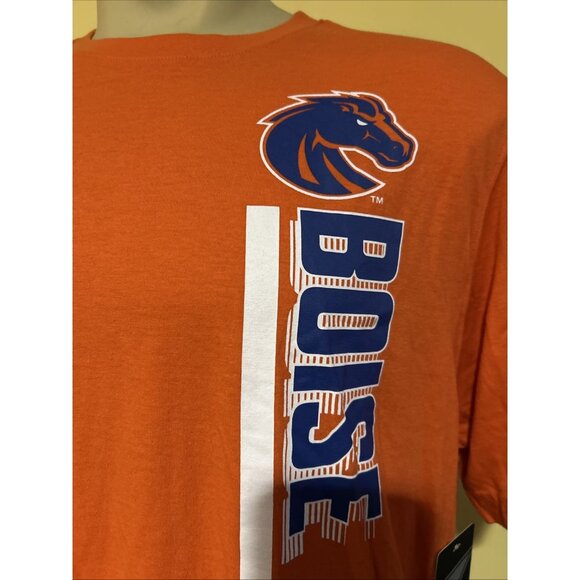 New BSU Boise State University Broncos Colosseum Orange Shirt Mens  L - Picture 3 of 8